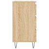 Příborník dub sonoma 60 x 35 x 70 cm kompozitní dřevo 827183