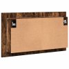 LED koupelnová skříňka se zrcadlem kouřový dub 80x12x45cm akryl 834951