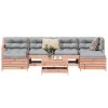 7dílná zahradní sedací souprava masivní dřevo douglasky 3250990