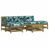 6dílná zahradní sedací souprava a podušky impregnovaná borovice 3185905
