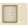 Žulový kuchyňský dřez jednoduchý béžový 144860