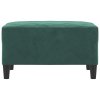 Podnožka tmavě zelená 70x55x41 cm samet 349319