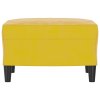 Podnožka žlutá 60 x 50 x 41 cm samet 349299