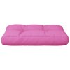 Poduška na palety růžová 60 x 40 x 12 cm textil 360577