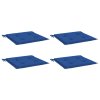 Podušky na zahradní židli 4 ks královsky modré 50x50x4cm oxford 314060