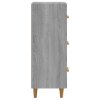 Příborník šedý sonoma 34,5 x 34 x 90 cm kompozitní dřevo 817409