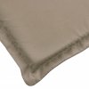 Poduška na lehátko taupe 200 x 70 x 3 cm oxfordská látka 314226