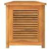 Zahradní úložný box s vložkou 200 x 50 x 55 cm masivní teak 363274