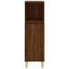 Koupelnová skříňka hnědý dub 30 x 30 x 100 cm kompozitní dřevo 819811