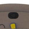Zvedací masážní polohovací křeslo taupe textil 3204184