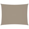 Stínící plachta oxfordská látka obdélníková 5 x 6 m taupe 135439