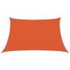 Stínicí plachta 160 g/m² lichoběžník oranžová 3/4 x 2 m HDPE 311708