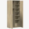 Skříň highboard dub sonoma 80 x 35 x 180 cm kompozitní dřevo 3276653