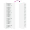Skříň highboard bílá 45 x 42,5 x 185 cm kompozitní dřevo 3281406