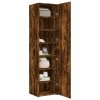 Skříň highboard kouřový dub 45 x 42,5 x 185 cm kompozitní dřevo 3281410
