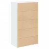 Skříň highboard bílá 70 x 41 x 124 cm kompozitní dřevo 846404