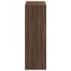 Skříň highboard hnědý dub 70 x 41 x 124 cm kompozitní dřevo 846410