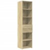 Skříň highboard dub sonoma 45 x 42,5 x 185 cm kompozitní dřevo 3281450