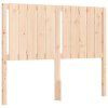 Rám postele s čelem Small Double masivní dřevo 3192916