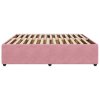 Rám postele růžový 180 x 200 cm samet 3285029