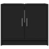 Skříňka pod umyvadlo černá 63 x 39 x 55 cm kompozitní dřevo 848095