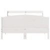 Postel bez matrace bílá 150 x 200 cm masivní borovice 3306964