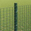 Plot s sloupkem Zelená 1,2 x 10 m Ocel a PVC 3336450