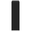Knihovna/dělící stěna černá 102x29x103,5 cm kompozitní dřevo 858049