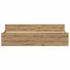 Rám postele Artisanový dub 203 x 203 x 50 cm kompozitní dřevo 3329304