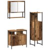 Sada koupelnového nábytku 3 pcs Hnědá 33 x 33 x 120,5 cm 3332566