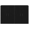 Nástěnné skříňky Nástěnný 2 pcs Černý dub 69,5 x 34 x 90 cm 3333107