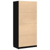 Šatní skříň Černý dub 80 x 50,5 x 180 cm kompozitní dřevo 3333855