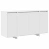 Servírovací skříň Bílá 135 x 41 x 75 cm kompozitní dřevo 3333886
