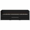 Daybed s čelo Černý dub 90 x 200 cm kompozitní dřevo 3333995
