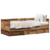 Daybed s čelo Staré dřevo 90 x 190 cm kompozitní dřevo 3333996