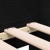 Daybed s čelo Černý dub 90 x 190 cm kompozitní dřevo 3333998
