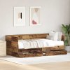 Daybed s čelo Staré dřevo 90 x 200 cm kompozitní dřevo 3333999