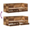 Daybed s čelo Staré dřevo 90 x 190 cm kompozitní dřevo 3334002