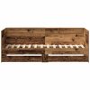 Daybed s čelo Staré dřevo 90 x 190 cm kompozitní dřevo 3334002