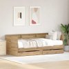 Daybed s čelo Artisanový dub 90 x 190 cm kompozitní dřevo 3334003