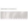 Obrubníky trávníku 30 pcs Stříbrná 100 x 0.5 x 30 cm 3335785
