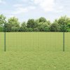 Plot s sloupkem Zelená 1,2 x 10 m Ocel a PVC 3335984