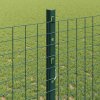 Plot s sloupkem Zelená 1,2 x 10 m Ocel a PVC 3336451