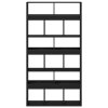 Knihovna 2 pcs Černý dub 100 x 33 x 93.75 cm kompozitní dřevo 3345127