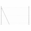 Plot s sloupkem Stříbrná 1,6 x 10 m Ocel 3350996