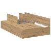 Rám postele s úložným prostorem Artisanový dub 120 x 190 cm 3335428