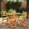 Zahradní bistro set 5 pcs Hnědá Masivní akátové dřevo 3324837