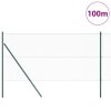 Plotový sloupek. Zelená 100 x 1,2 m (mesh 13 mm) Ocel a PVC 3352748