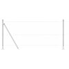 Plotový sloupek. Stříbrná 25 x 0,8 m (50 mm síť) Ocel 3353797