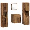 Sada koupelnového nábytku 4 pcs Staré dřevo 41 x 38.5 x 46 cm 3332492